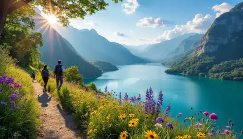 découvrez cette magnifique randonnée à proximité d'annecy, qui vous enchantera par ses panoramas spectaculaires sur le lac. préparez-vous à vivre une expérience inoubliable en pleine nature.