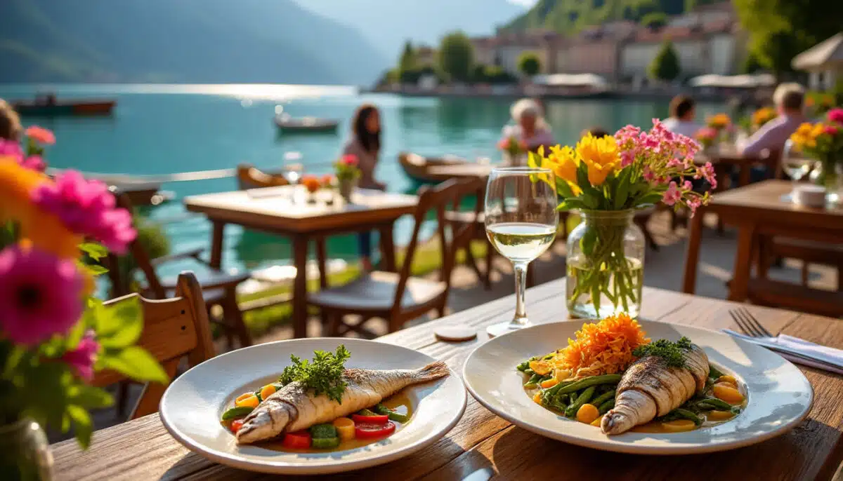 découvrez notre sélection des meilleures adresses pour déguster des poissons frais du lac d’annecy. que vous soyez un amateur de gastronomie ou simplement en quête d'une expérience culinaire unique au bord de l'eau, explorez notre guide pour savourer les délices aquatiques de cette magnifique région.