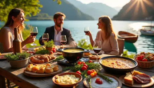 découvrez les délices de la cuisine savoyarde lors d'un voyage culinaire inoubliable au bord du lac d'annecy. savourez des plats traditionnels tout en profitant de la beauté naturelle de la région.